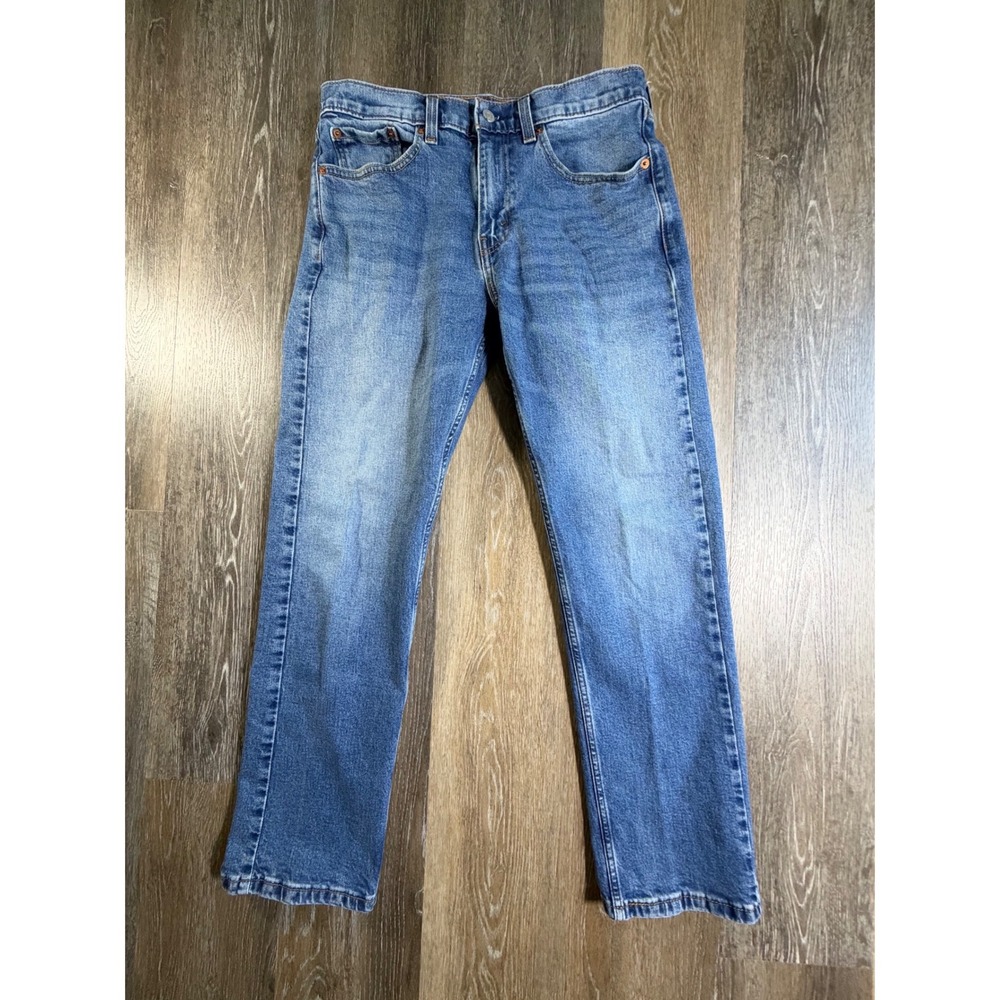 Levi's 505 Regular Fit Jeans Mens 32x30 Blue Straight Leg Denim Pants